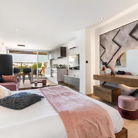 شقة Catalina - Terrasse Xxl - Garage Prive - Clim - Heliopolis Village Naturiste *